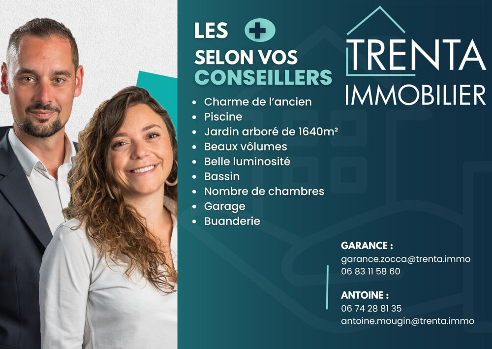 Vente Maison Maison familiale de 250m² avec jardin et piscine Saint-jean-de-moirans