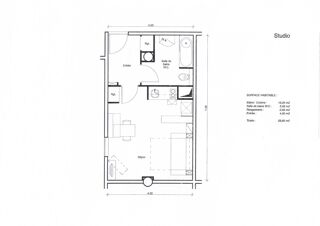  Appartement � vendre 1 pi�ce 30 m�