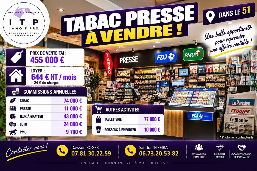   BEAU TABAC PRESSE FDJ 51 Reims