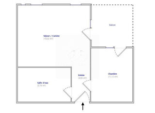  Appartement � vendre 2 pi�ces 41 m�