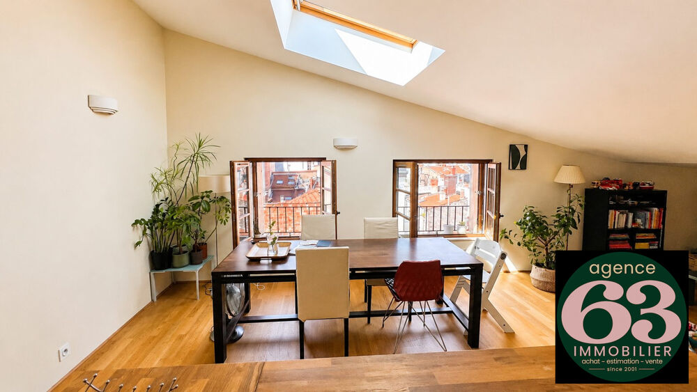 Vente Appartement Coup de coeur, T3 dernier étage de 93 m2 utiles avec joli vue Clermont-ferrand