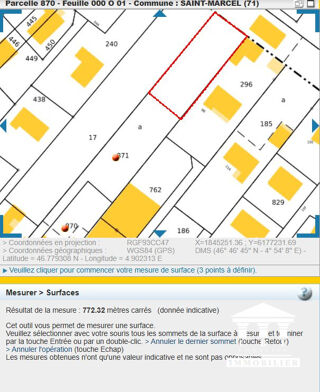  Terrain � vendre 772 m�