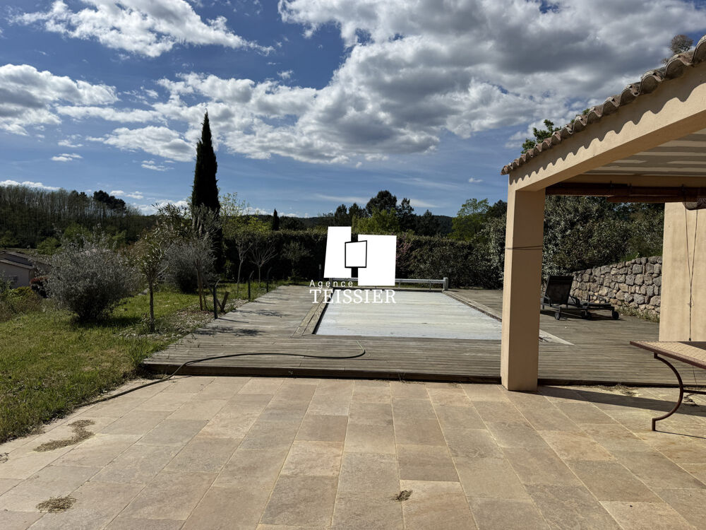 Sud Ardèche : 07230 Payzac Maison au calme avec vue & piscine
