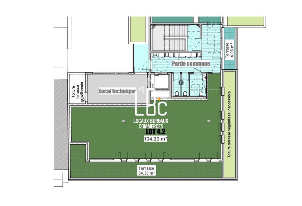   Nantes - Plateau de bureaux 147 m² à louer Nantes