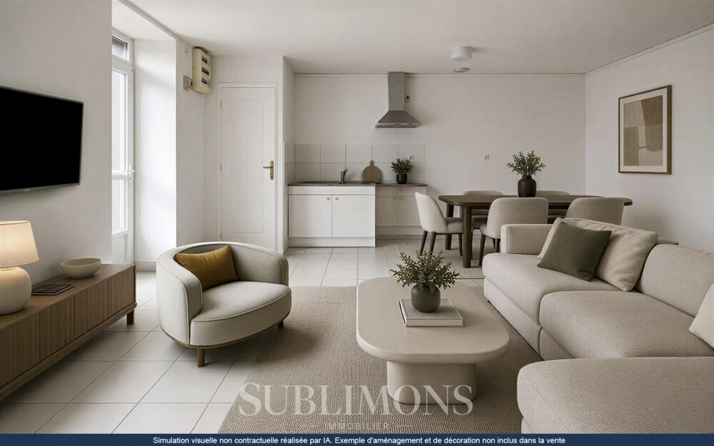 Maison en pierre rénovée avec terrain constructible de 1 000 m