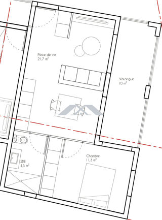  Appartement � vendre 2 pi�ces 38 m�