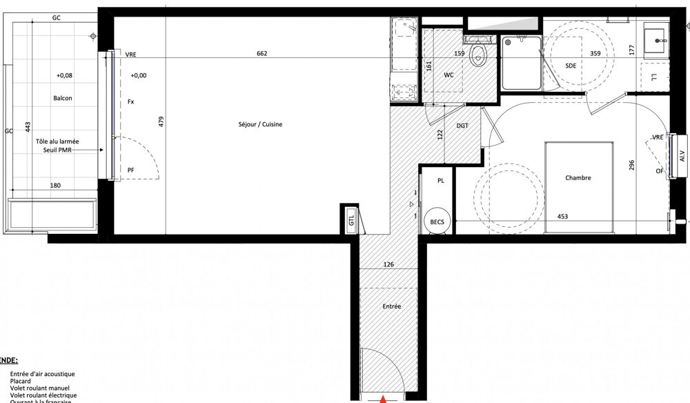 Vente Appartement Superbe T2bis 4è étage expo sud/ouest Rennes