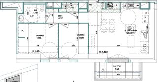  Appartement � vendre 3 pi�ces 60 m�