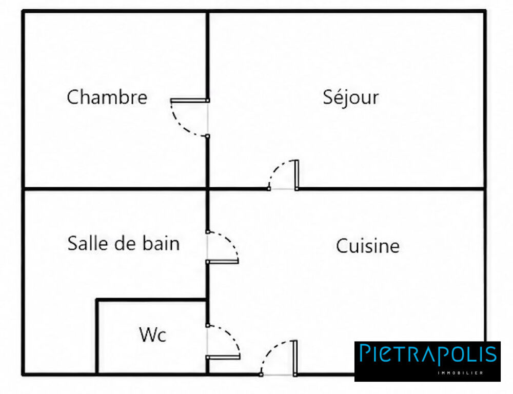Vente Appartement T2 Vendu Loué - Quartier Préfécture Lyon 3 Lyon 3
