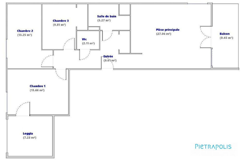 Vente Appartement Appartement T4 de 82 m² avec balcon et parking Vienne
