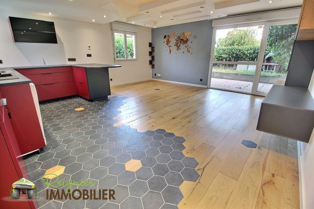 REIGNIER CENTRE  Appartement T3 de 69,50 m² en rez-de-jardin