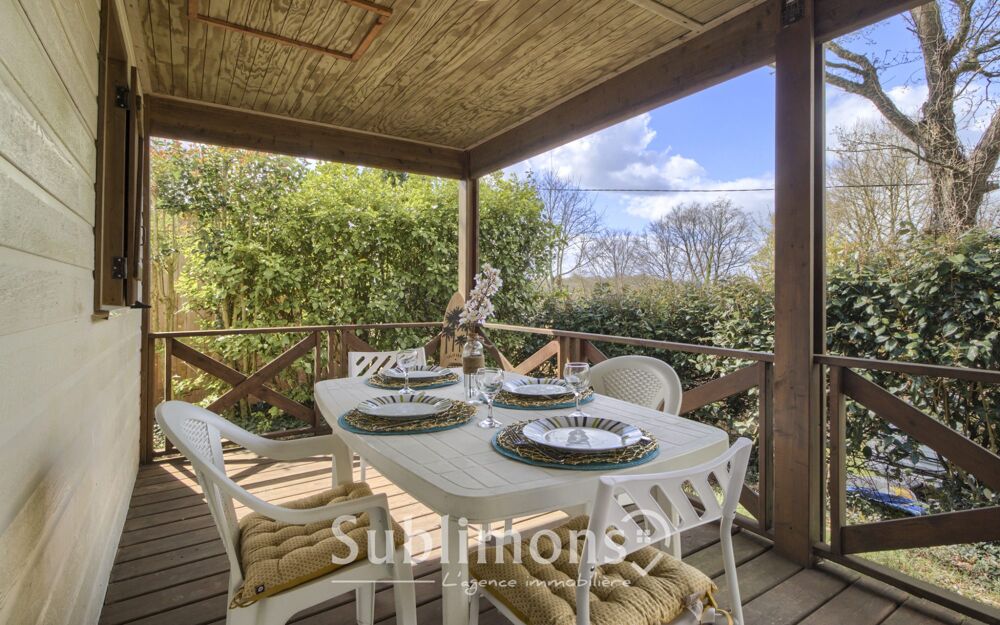 Chalet sans vis-à-vis avec vue étangs + terrasse 30 m²  PR