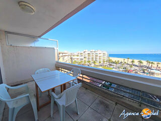 Vente Appartement Studio Cabine - Vue mer - Piscine Canet-en-roussillon