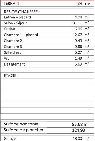  Maison 4 pi�ces 86 m� Paimpol