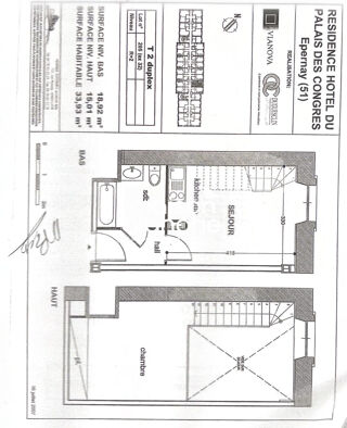  Appartement à vendre 1 pièce 31 m²