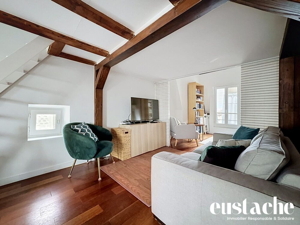 Vente Appartement Charmant duplex en dernier étage, ultra lumineux avec vue Sacr? Paris 18
