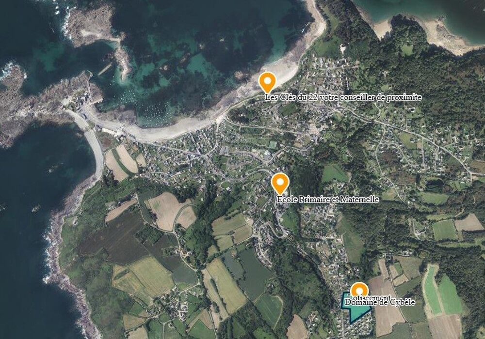 Vente Terrain TERRAINS VIABILISES DISPONIBLES Trédrez-locquémeau