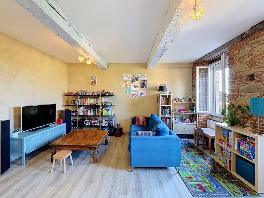 Vente Maison CARAMAN – Maison de village 110 m² avec jardin, piscine et vu Caraman