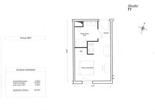  Appartement � vendre 1 pi�ce 20 m�