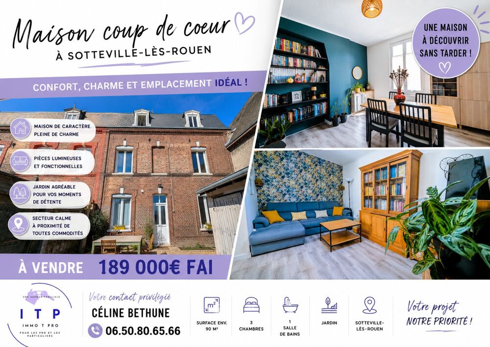 Maison à vendre Sotteville-lès-Rouen