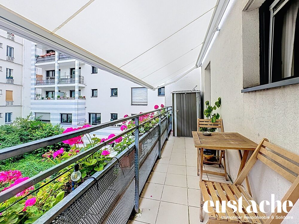 Vente Appartement Grand 3 pièces avec balcon Paris 20