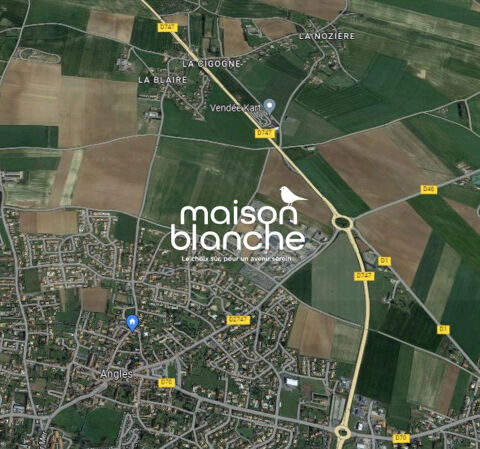   Terrain constructible à 1.5 km de Angles et 10mn de la mer 