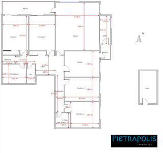  Appartement � vendre 5 pi�ces 112 m�