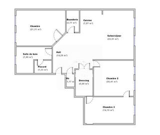  Appartement � vendre 4 pi�ces 120 m�