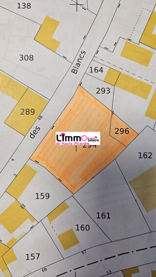  Terrain � vendre 746 m� Cappy