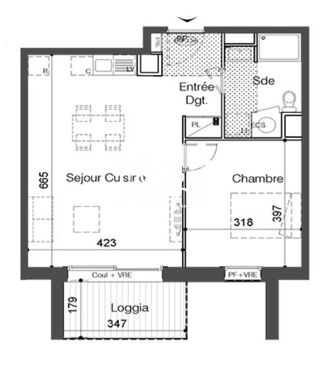  Appartement � vendre 2 pi�ces 50 m�