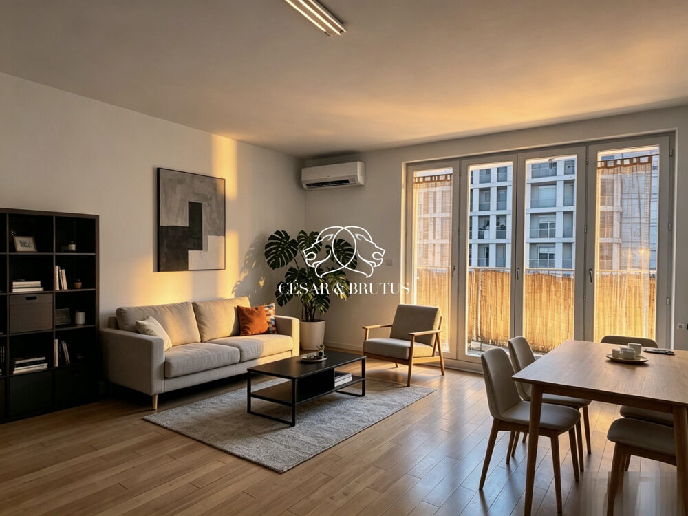 APPARTEMENT T3 74 m² | Lumineux - 2 balcons-Climatisation-Parki