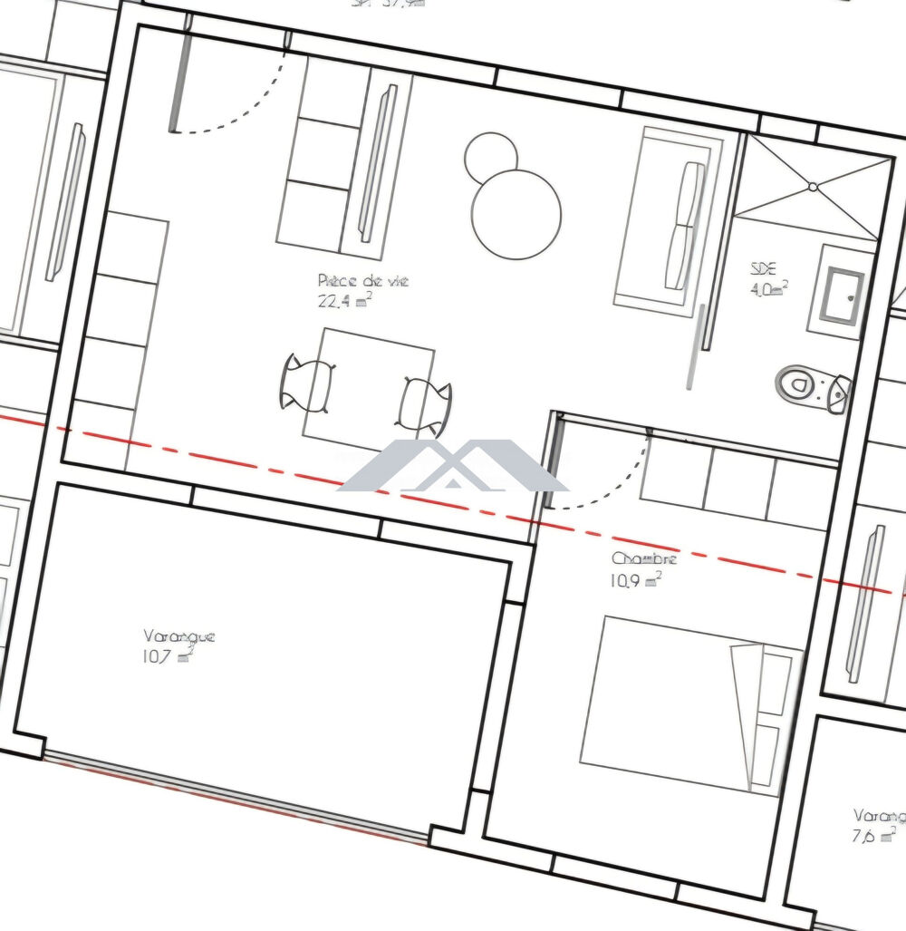 Appartement T2 Sainte Suzanne
