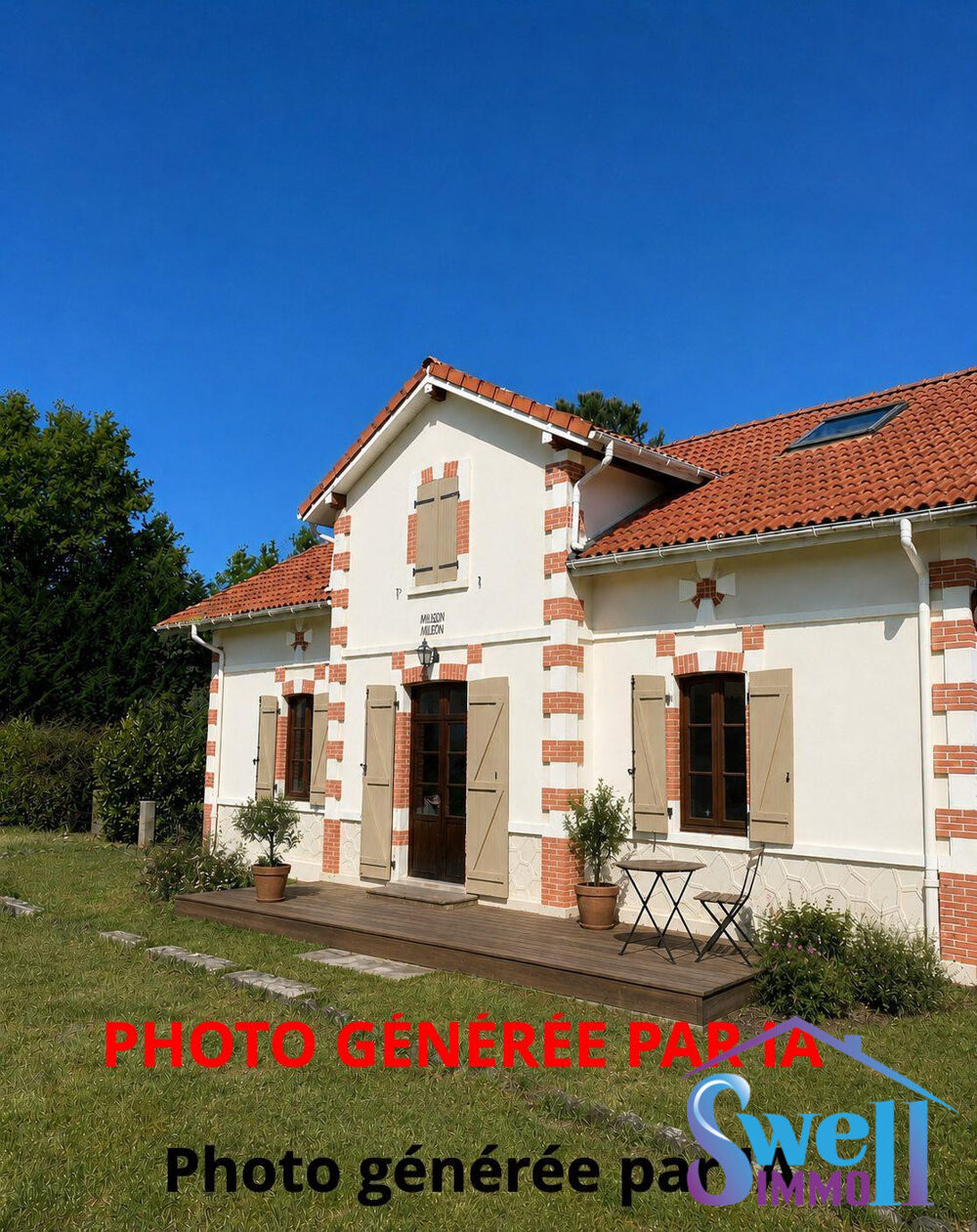 Maison ancien au cachet authentique de 170 m2 au calme avec 2 lo