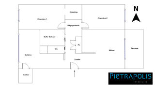  Appartement � vendre 3 pi�ces 75 m�