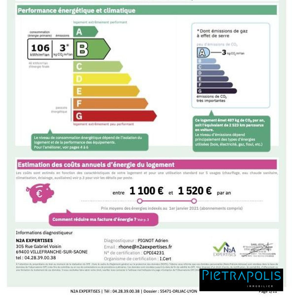 � vendre  Appartement Lyon 7