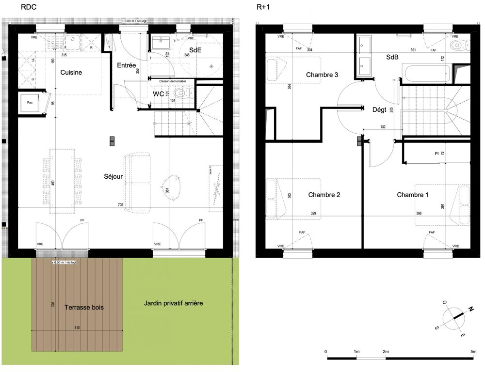 Vente Maison Pavillon 3 chambres livr tout fini Cherbourg-en-cotentin