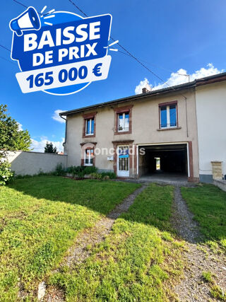 Vente Maison Maison Lorraine 7 pièces garage et jardin Bonviller