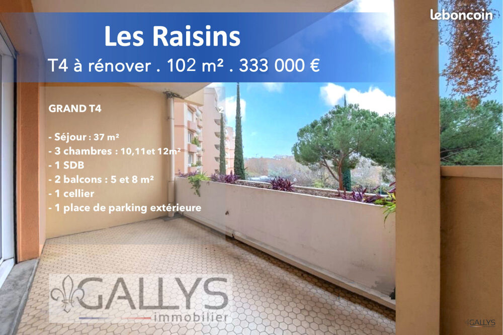 Appartement 4 pièces 102 m² · à Toulouse · 102 m² · 333 000 €
