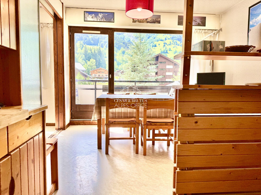 Les Contamines-Montjoie, appartement T2 + cabine, 37 m², balcon