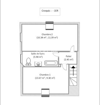  Maison � vendre 3 pi�ces 71 m�