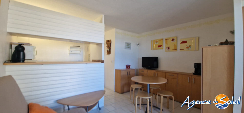 Beau T1-cabine avec belle terrasse vue mer et cave en sous-sol