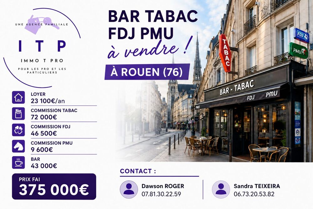  BAR TABAC FDJ PMU EN ANGLE ROUEN 