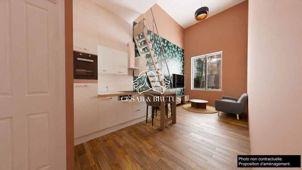 Lyon 2e - Studio - 27m² - Plateau à rénover