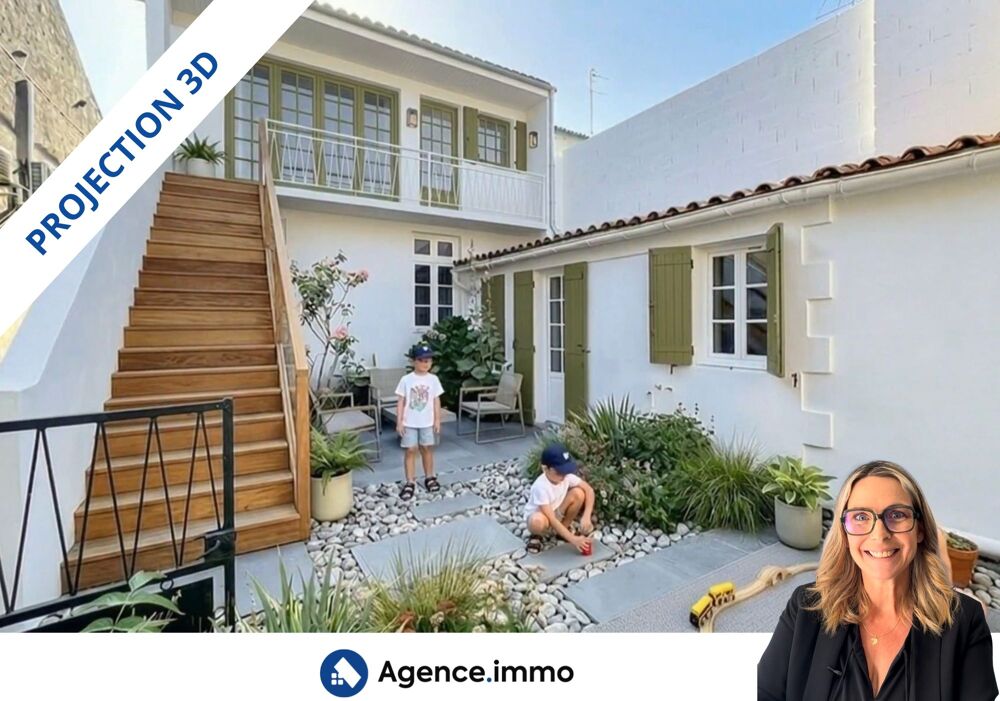 Maison duplex avec un local pro loué et garages