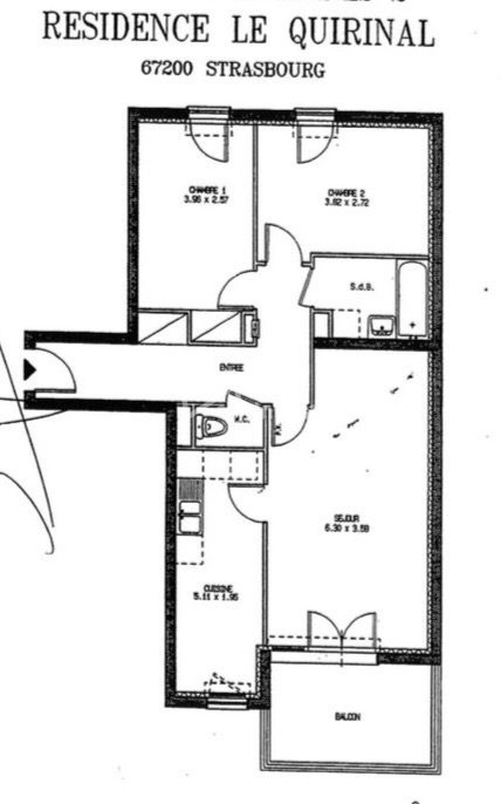 Vente Appartement Appartement 3 pièces à vendre à Strasbourg Strasbourg