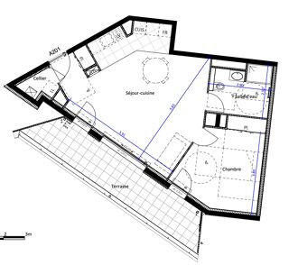  Appartement � vendre 2 pi�ces 57 m�