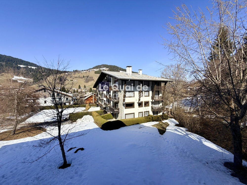 Megève  Rochebrune  Studio 38 m²  Balcons, cave et ga