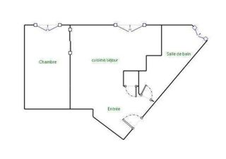  Appartement � vendre 1 pi�ce 33 m�