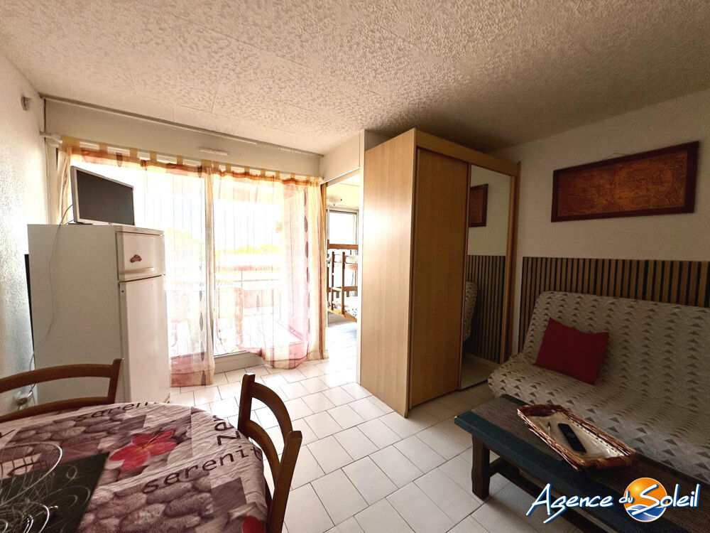 Vente Appartement Beau T1-cabine avec belle terrasse vue Canigou Canet-en-roussillon