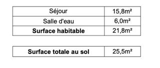  Appartement � vendre 1 pi�ce 22 m�